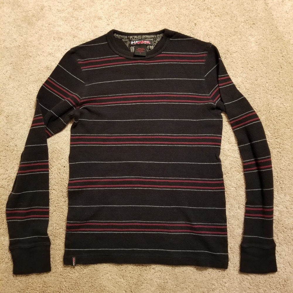 Hawk Striped Thermal Shirt